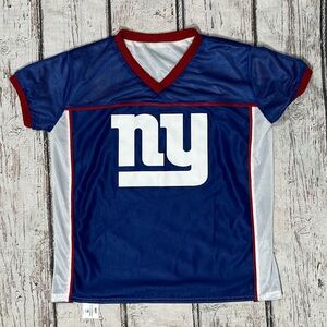 New York Giants NFL NYG Flag Football Boys Kids Youth Reversible Jersey